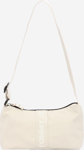 Tommy Jeans Schoudertas in Beige: voorkant