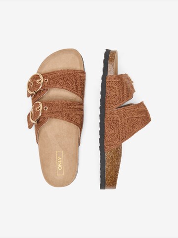 ONLY Mules 'ONLMAXI-18' in Brown
