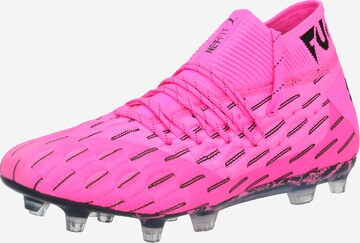 PUMA Buty piłkarskie 'FUTURE 6.1 NETFIT FG/AG' w kolorze różowy: przód