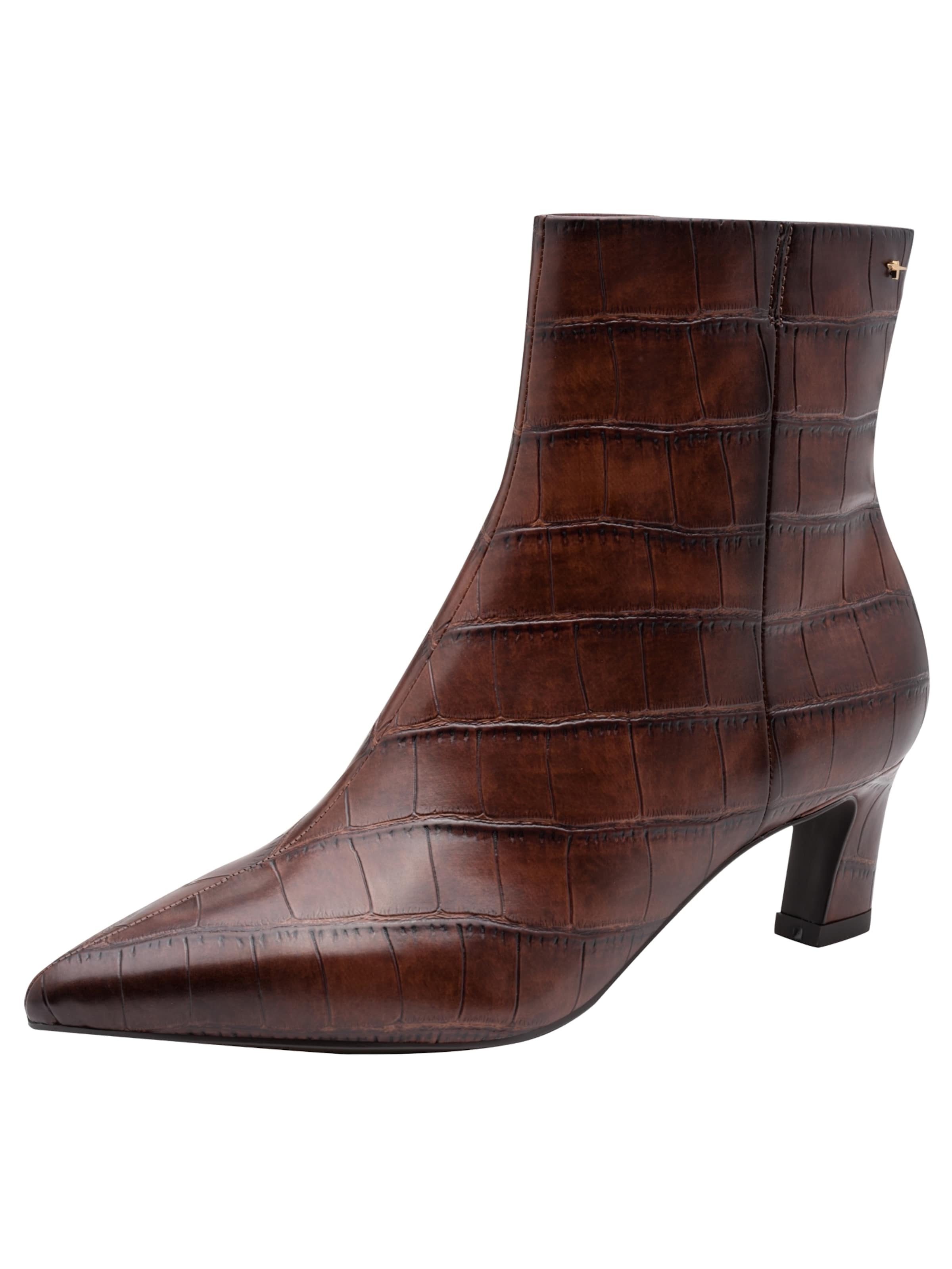 Bottines Tamaris en marron : devant