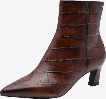 Bottines Tamaris en marron : devant