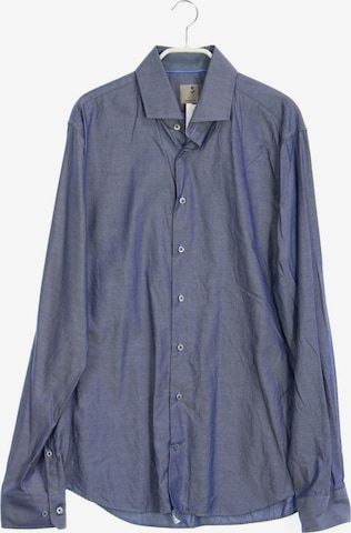 SEIDENSTICKER Button Up Shirt in M-L in Blue: front