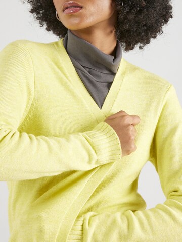 VILA Knit cardigan 'Ril' in Yellow