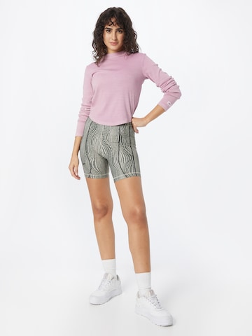 Skinny Pantaloni sportivi di Reebok in beige