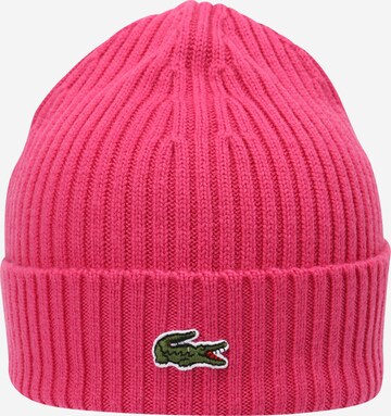 LACOSTE Шапка в Ярко-розовый