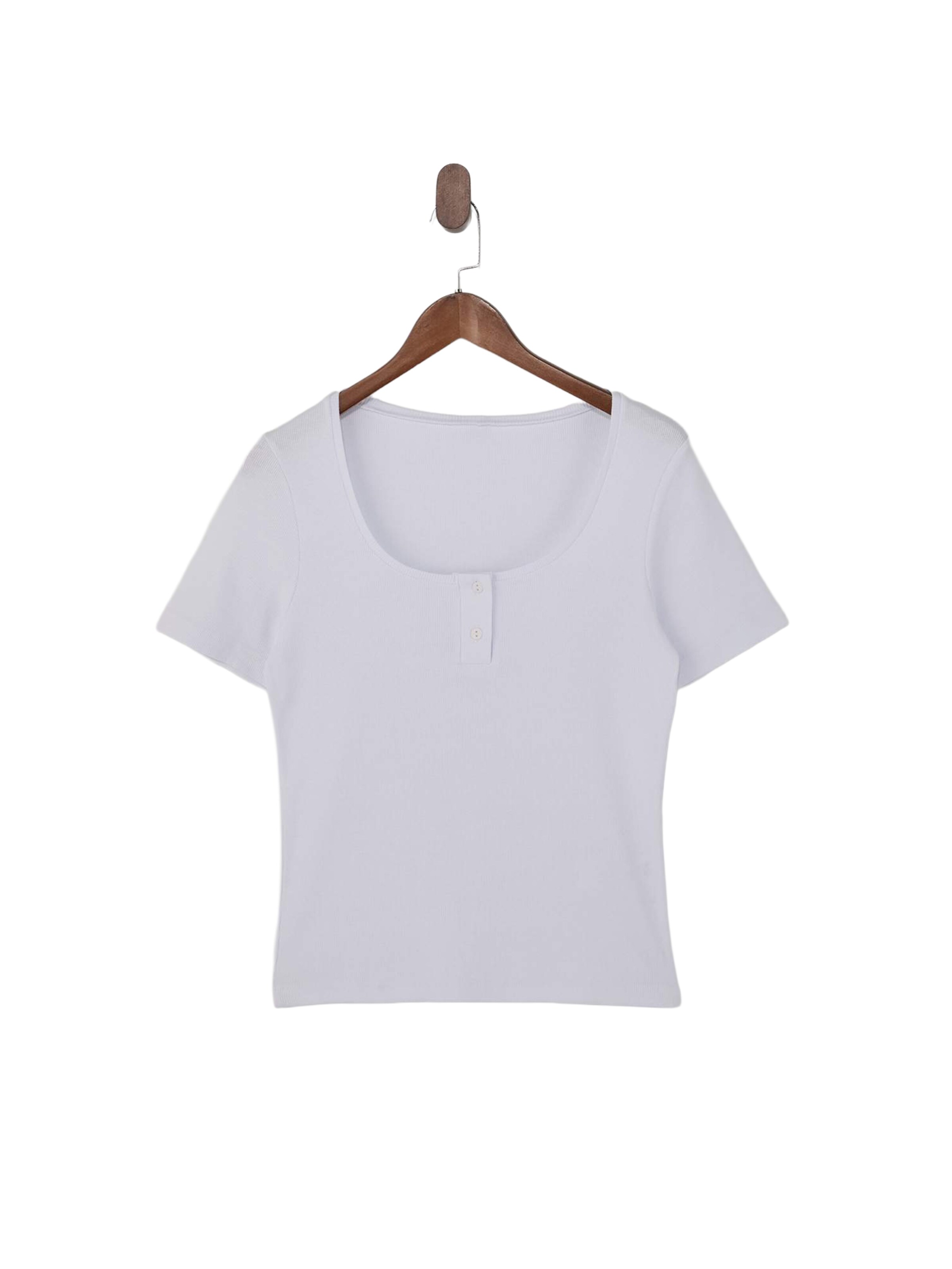 Trendyol Curve - Camiseta en blanco: frente