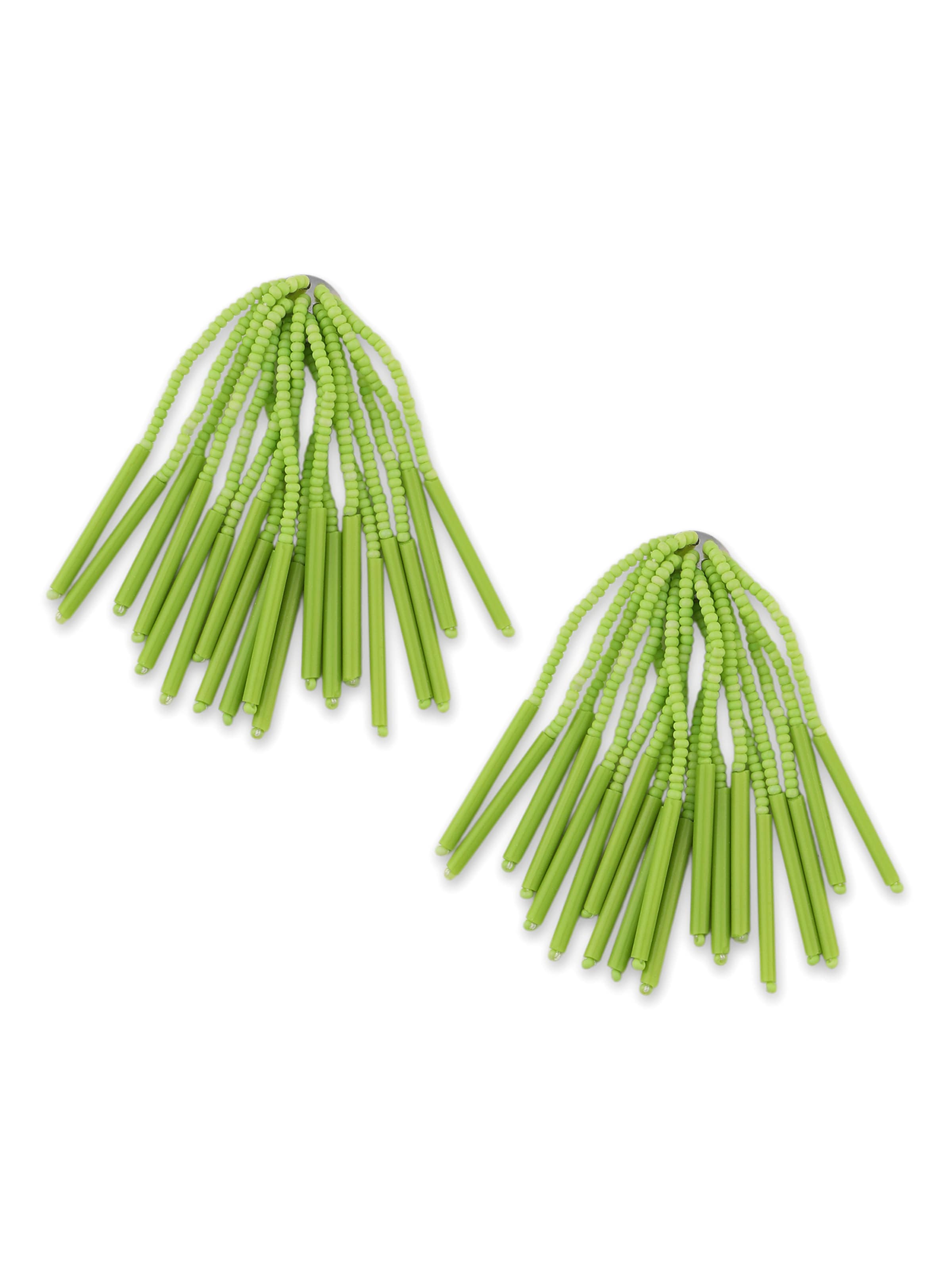 SOHI Uhani 'Sybella' | zelena barva: sprednja stran