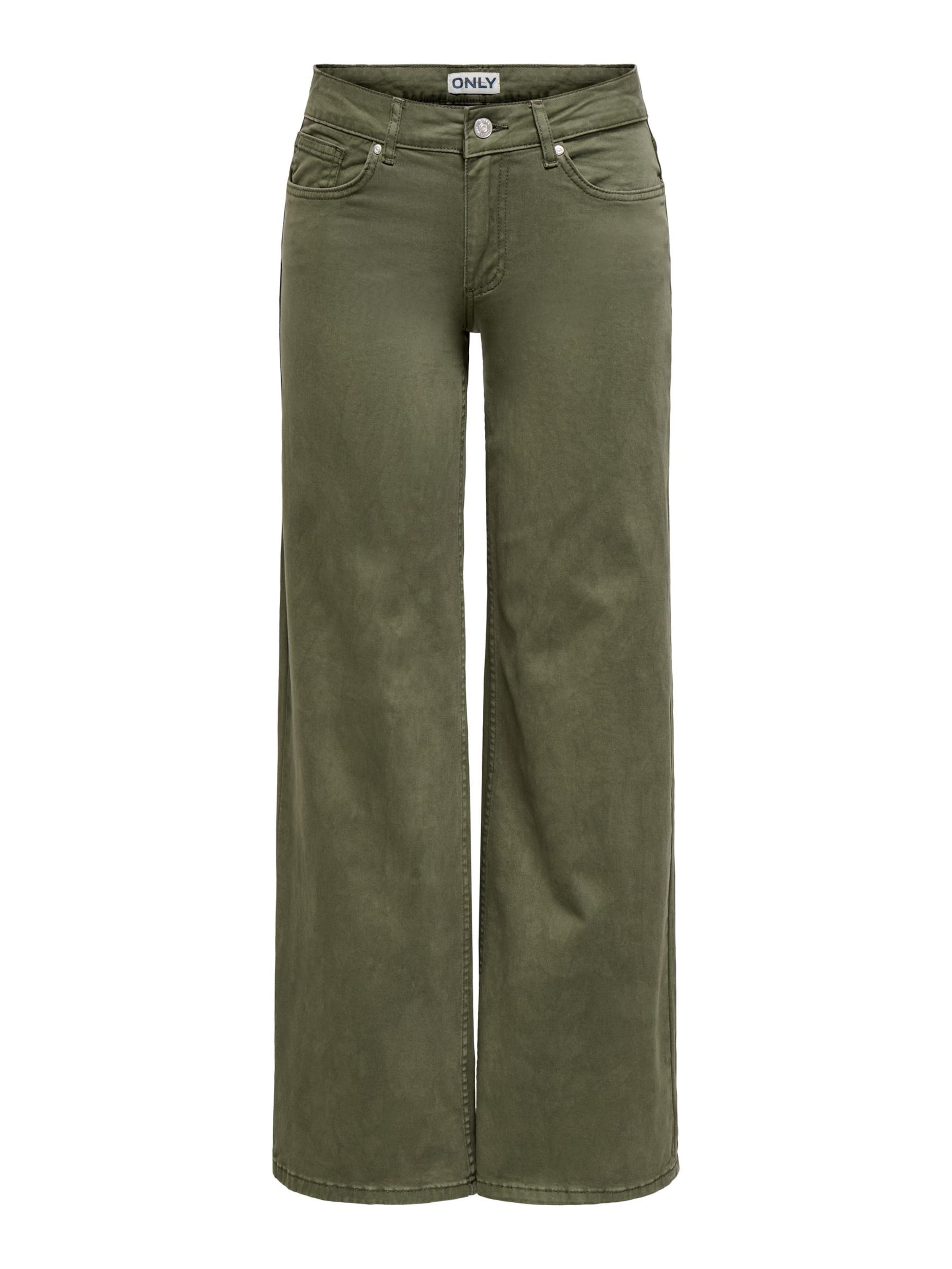 ONLY - Pantalón en verde: frente