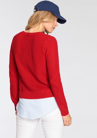 DELMAO Pullover in Rot