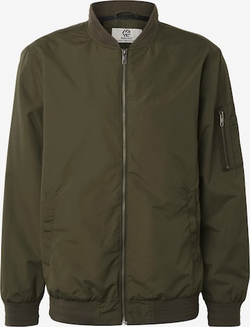 INDICODE JEANS Přechodná bunda 'INSunny' – zelená: přední strana