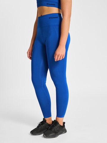 Hummel Skinny Sports trousers 'Tif' in Blue: front