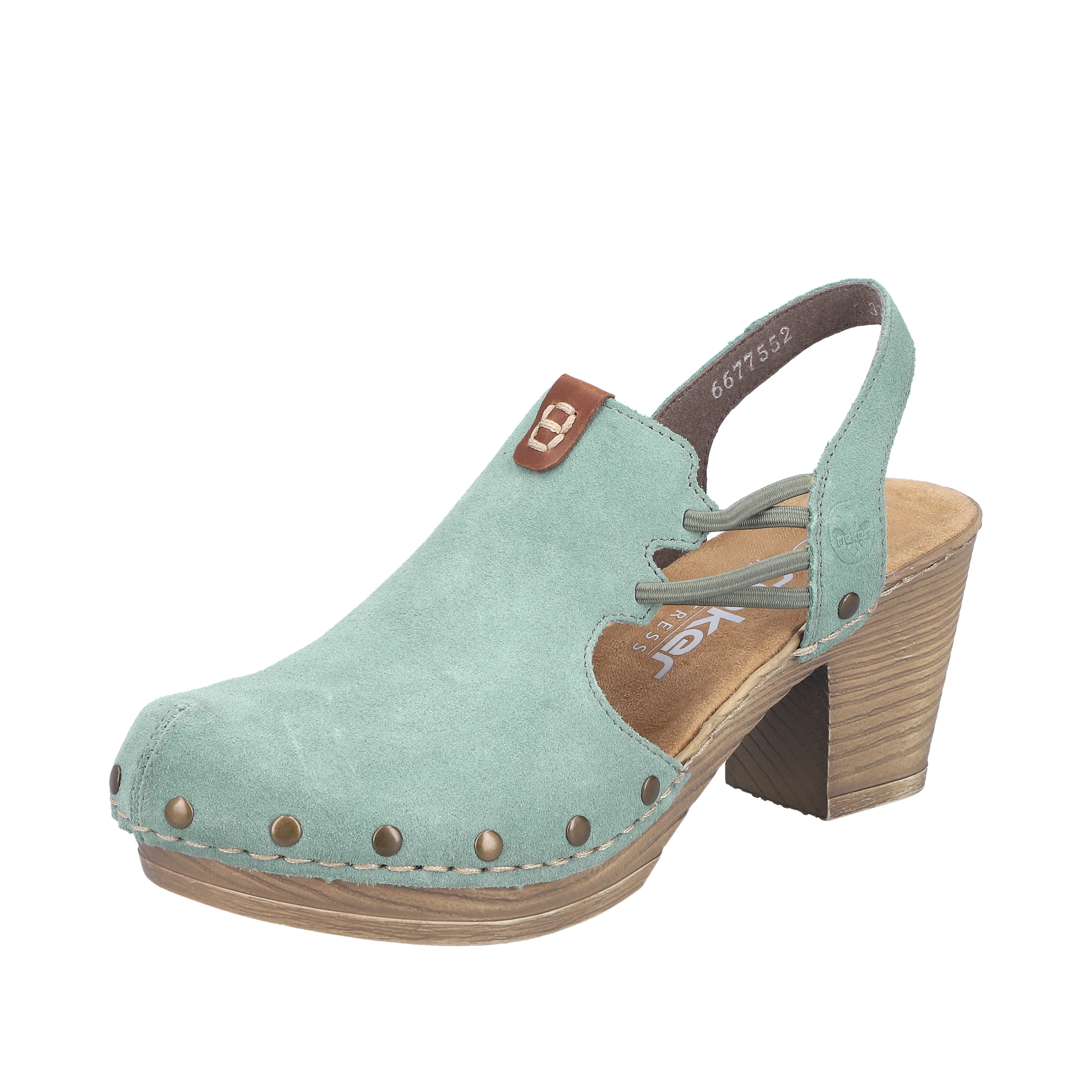 Rieker Slingpumps in Grün: Vorderseite