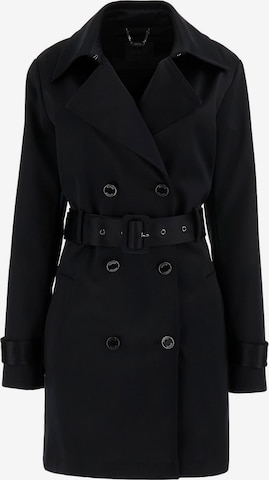 GUESS Between-Seasons Coat in Black: front