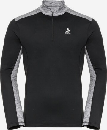 ODLO Athletic Sweatshirt ' Midlayer  STEEZE ' in Black: front