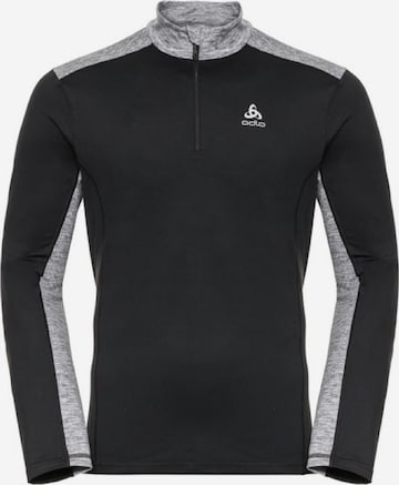 ODLO Athletic Sweatshirt ' Midlayer  STEEZE ' in Black: front