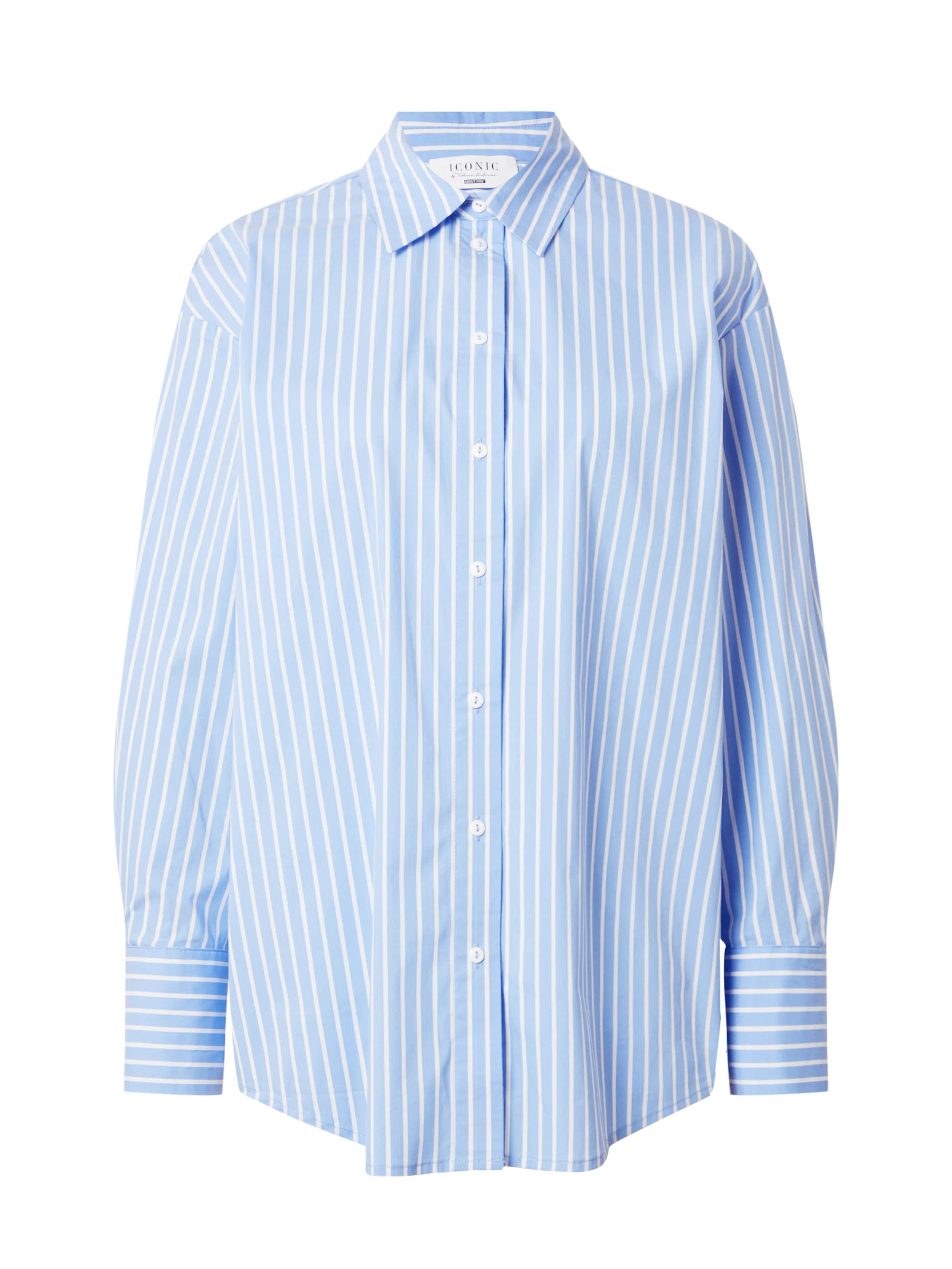 ABOUT YOU x Iconic by Tatiana Kucharova - Blusa 'Paula' en azul: frente