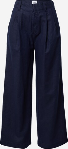 GAP Pleat-front trousers in Blue: front