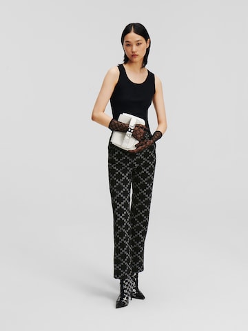 Loosefit Pantalon Karl Lagerfeld en noir