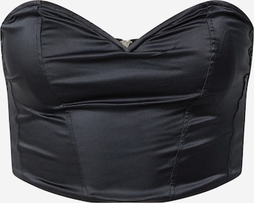 Gina Tricot - Top em preto: frente