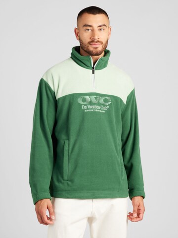 On Vacation Club Sweater in Green: front