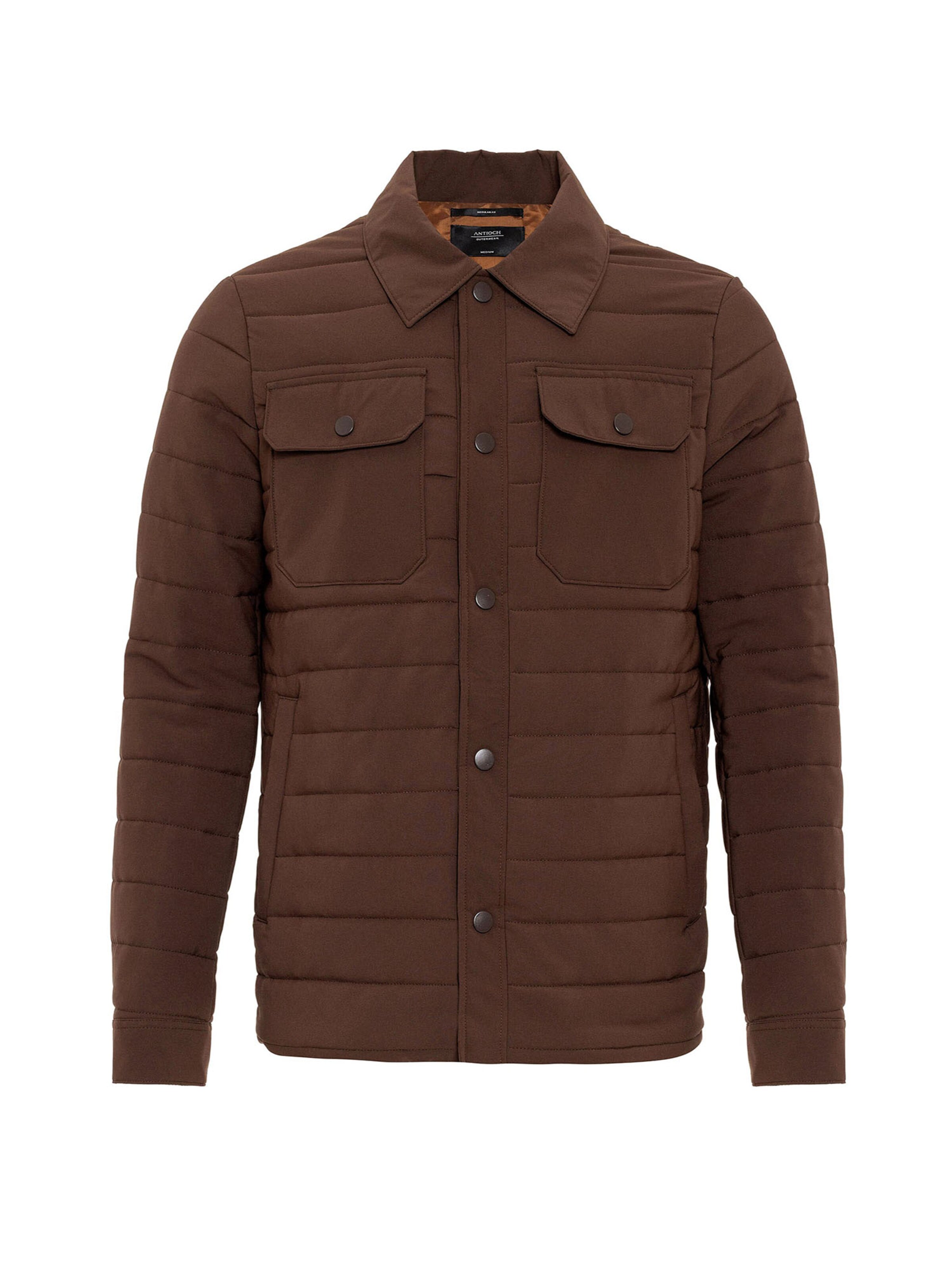 Antioch Демисезонное пальто в Коричневый: спереди