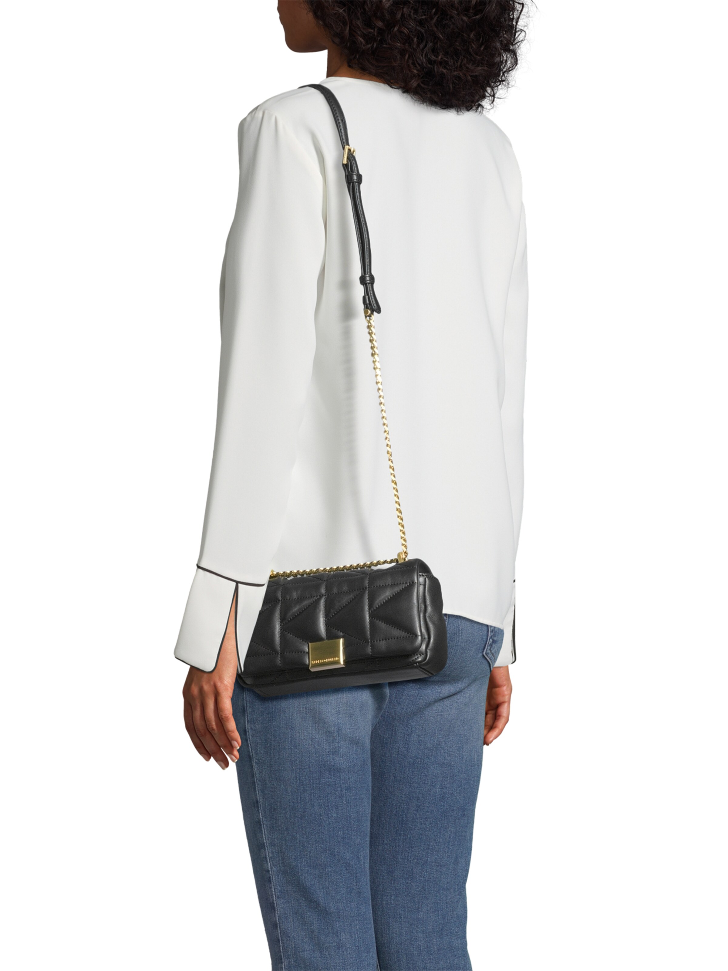 Karl Lagerfeld Taška přes rameno – černá