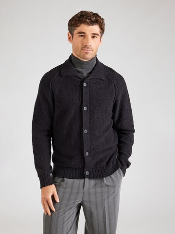 Vestes en maille 'San Joseph' HUGO en noir : devant