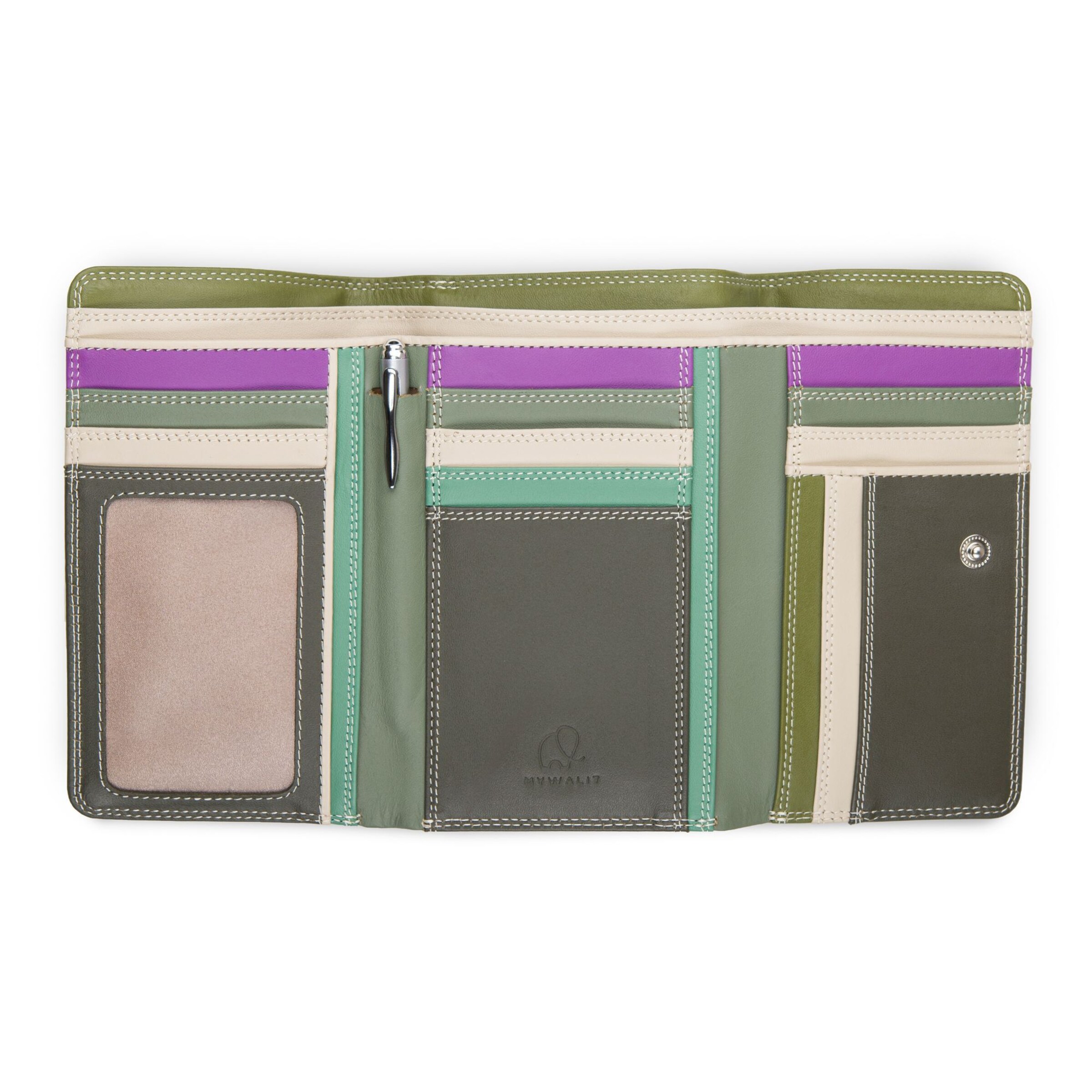 mywalit Wallet 'Tri-fold' in Purple
