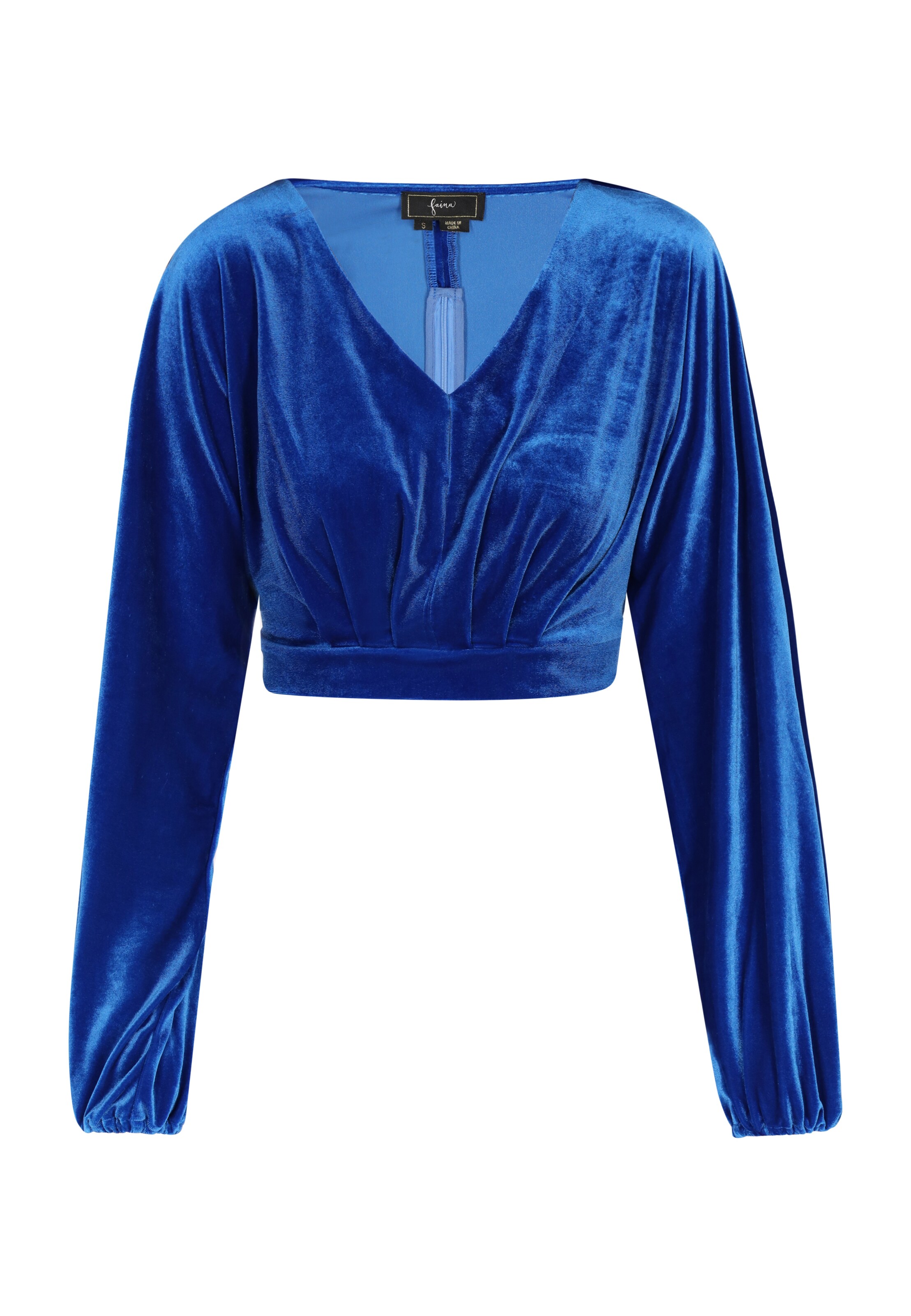 faina Blouse in Blue: front