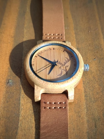 Holzwerk - Reloj analógico 'GERA' en marrón