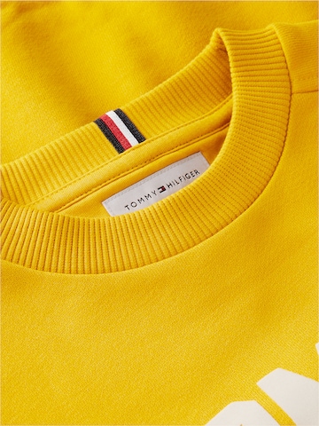 geltona TOMMY HILFIGER Megztinis be užsegimo 'BRAND LOVE'