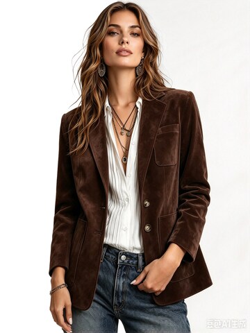 KoJooin Blazer in Brown