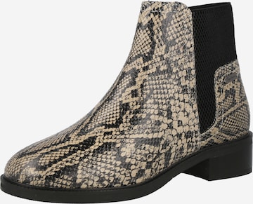 Pepe Jeans - Botines 'ORSETT SNAKE' en beige: frente