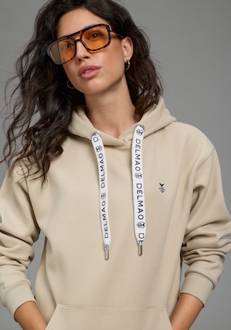 DELMAO Sweatshirt in Beige