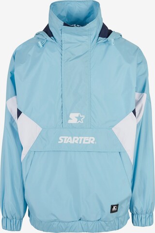 Starter Black Label Between-Season Jacket in Blue: front