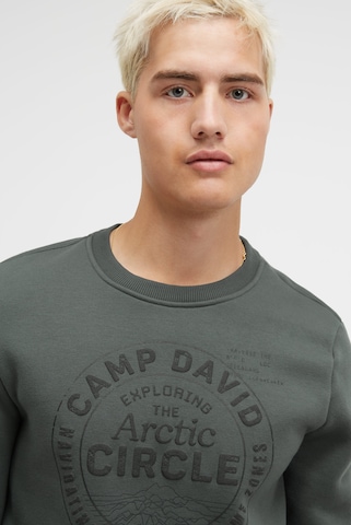 CAMP DAVID Sweatshirt in Grau