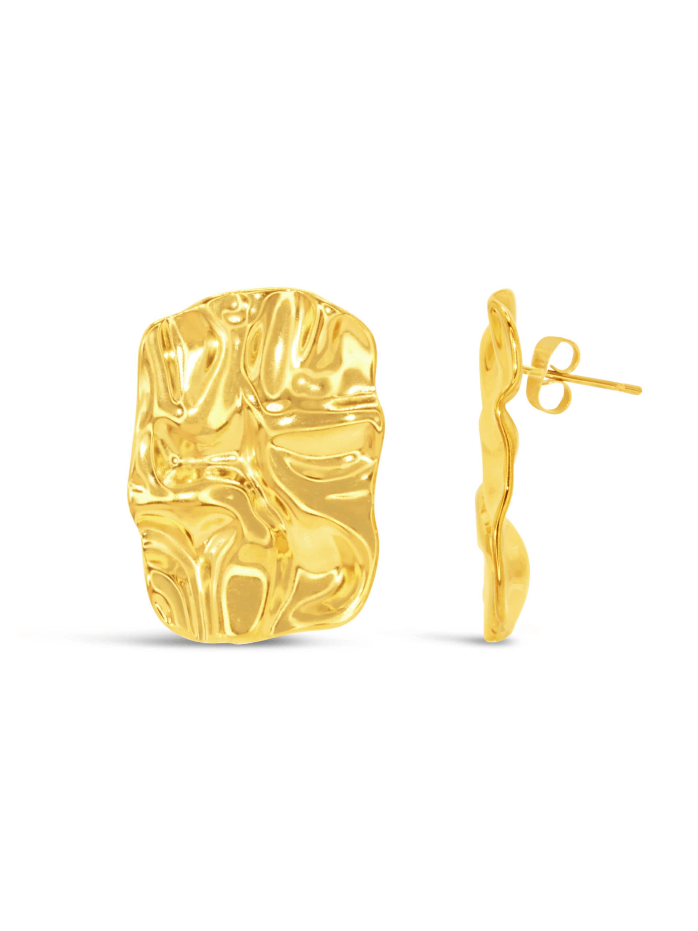 ARS-ARGENTI Ohrringe 'SOHO MY MIND' in Gold: Vorderseite