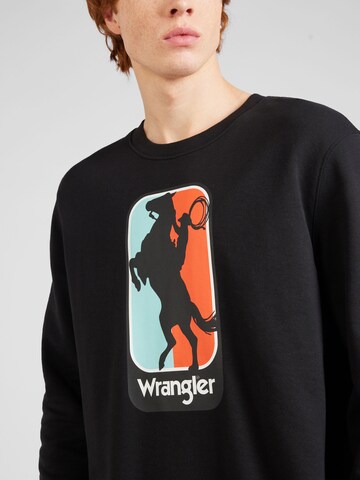 WRANGLER Tréning póló - fekete