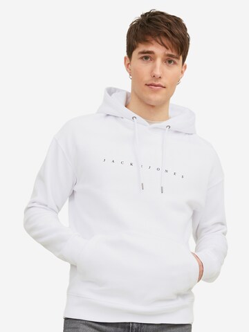 JACK & JONES Sweatshirt 'Star'‌ in Weiß
