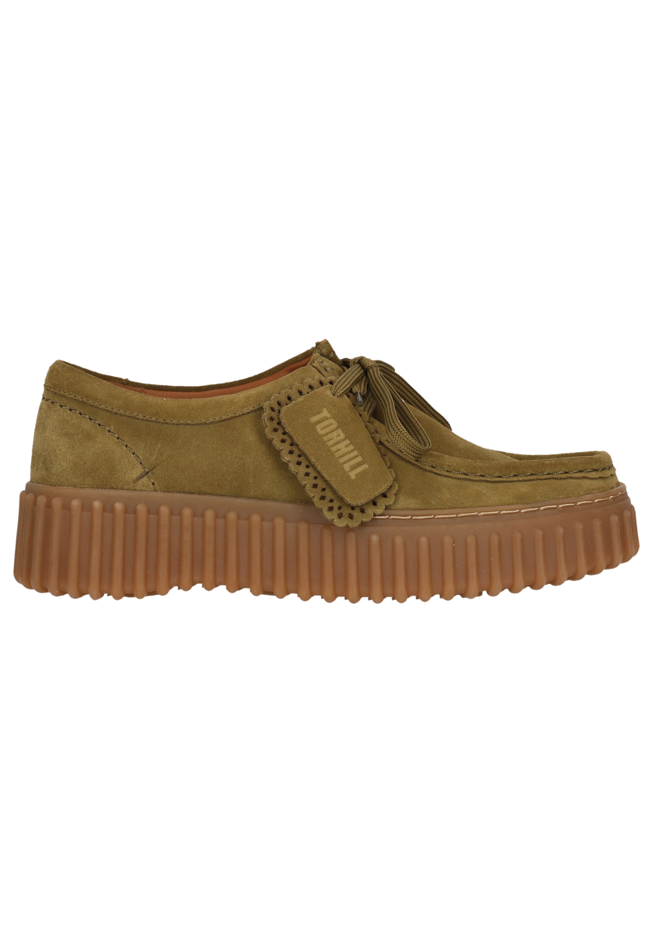 CLARKS Mocassins 'Torhill Bee' in Groen