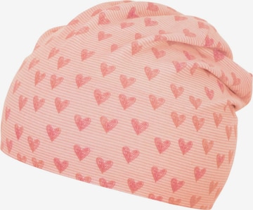 STERNTALER Beanie in Pink: front