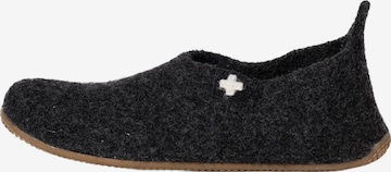 Living Kitzbühel Slippers 'Schurwolle' in Grey: front