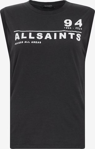 AllSaints Top 'ACCESS' in Black: front
