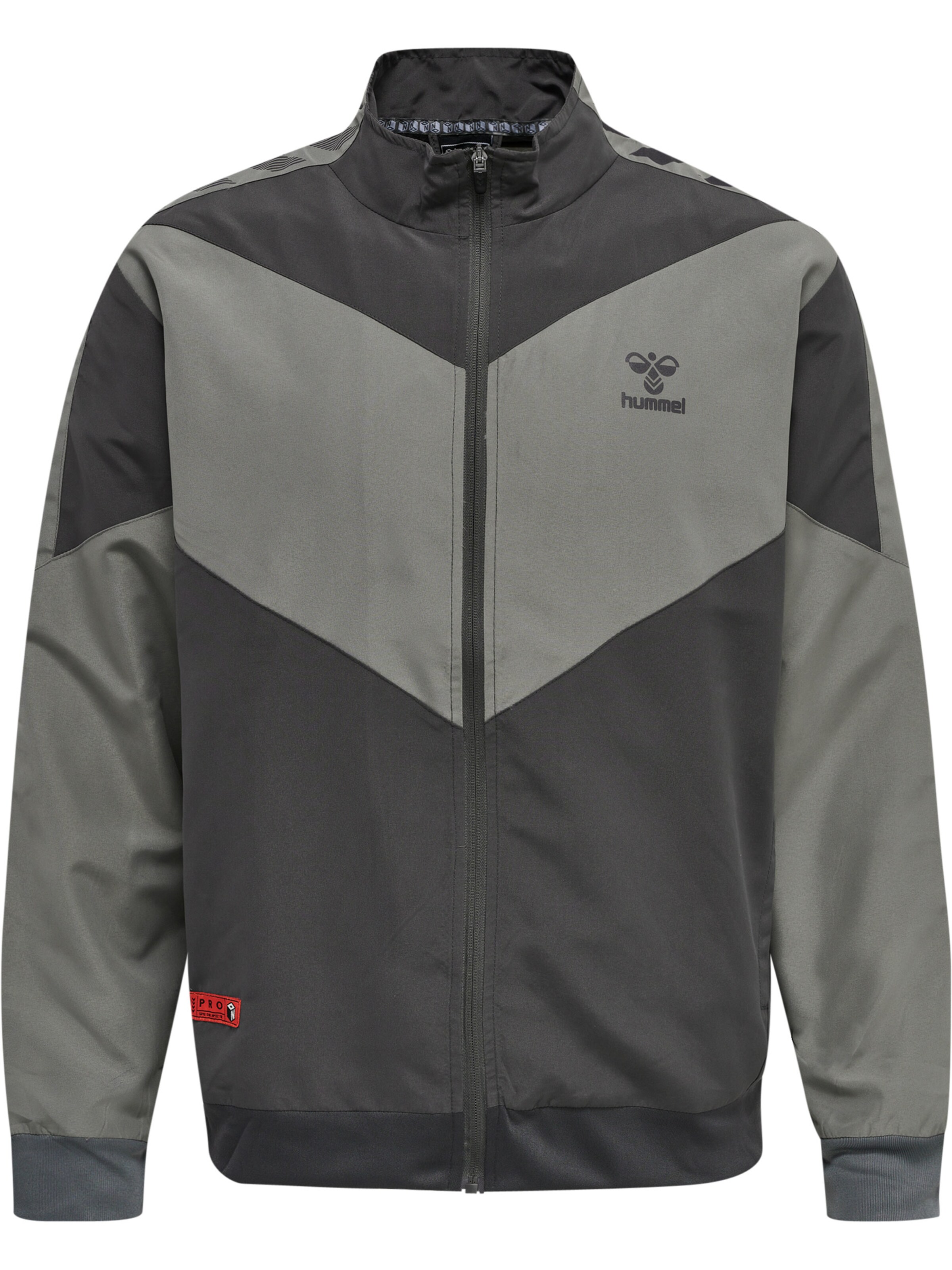 Hummel Sportjacke in Grau: Vorderseite