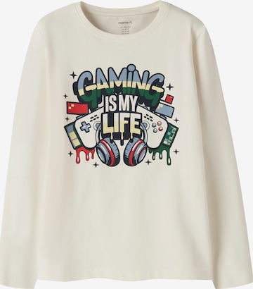NAME IT Shirt 'NKMVUX' in Beige: front