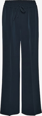 OPUS Loose fit Pleated Pants 'Milane' in Blue: front