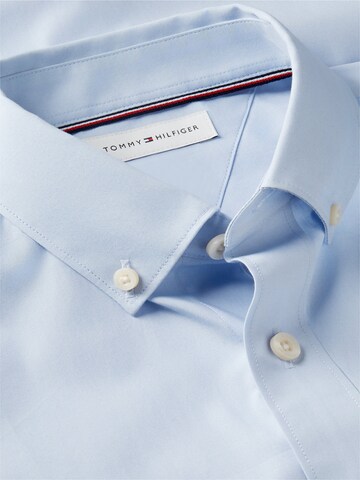 TOMMY HILFIGER Regular fit Button Up Shirt 'Essential' in Blue