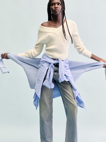 Pull-over Pull&Bear en beige