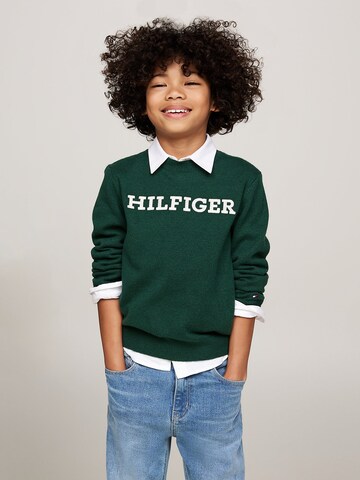 TOMMY HILFIGER Pullover in Grün: Vorderseite