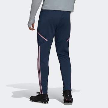 Effilé Pantalon de sport 'FC Arsenal Condivo 22' ADIDAS SPORTSWEAR en bleu